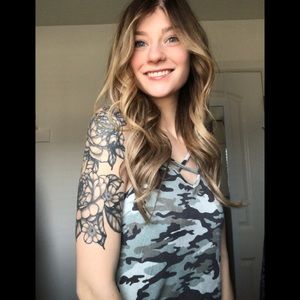 Camo Printed Tank Top